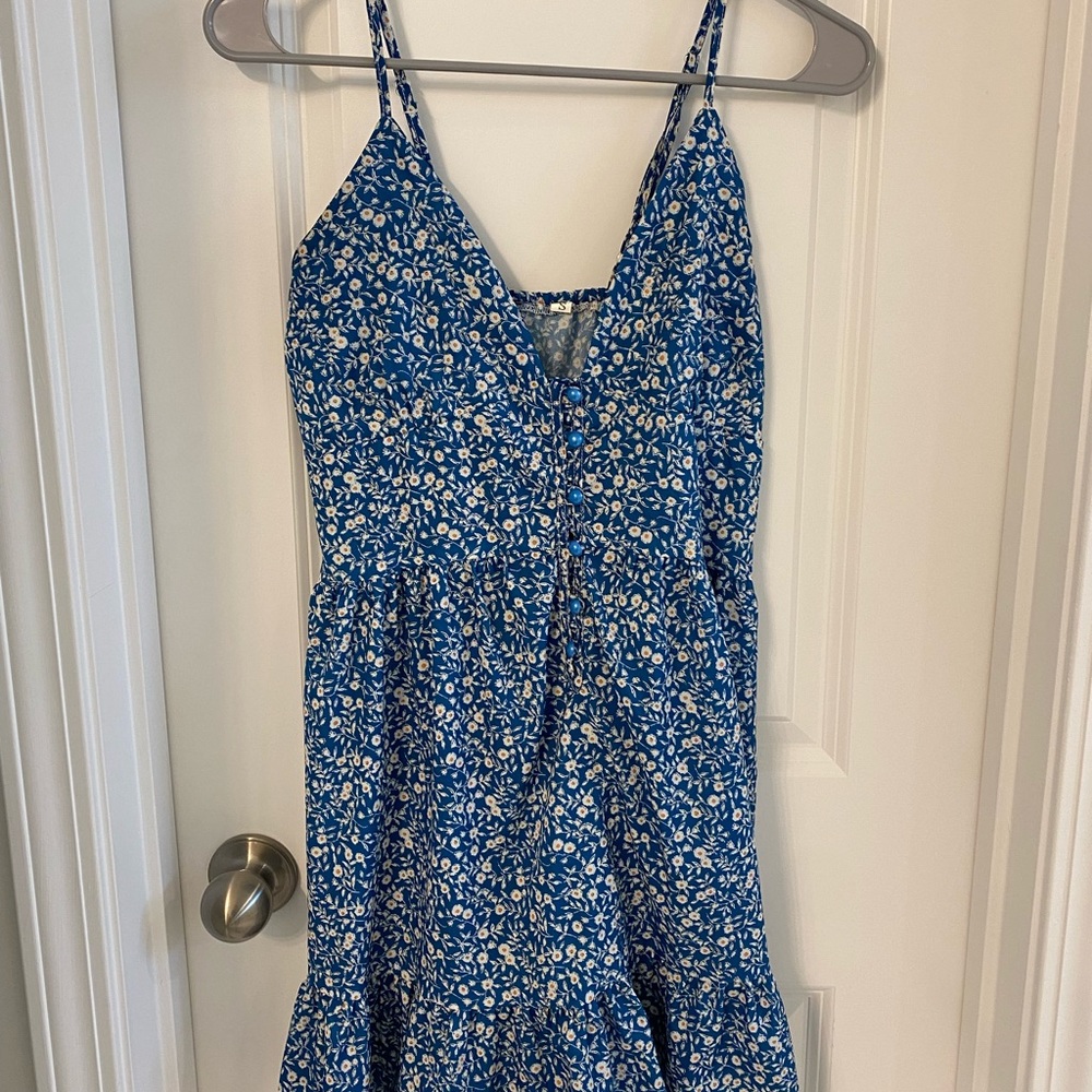 Blue Floral Dress